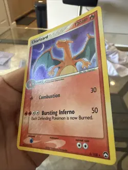 Pokemon TCG Charizard 6/108 EX Power Keepers 2007 Holo Rare Card Nm Near Mint - Image 2