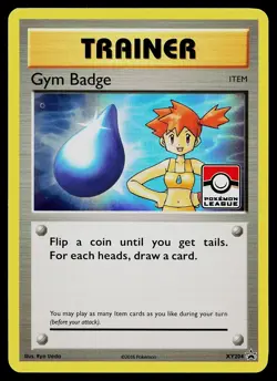 Pokemon Card - Gym Badge (Misty) XY Promo XY204 Holo Promo - Image 1