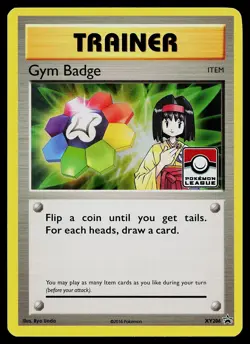 Pokemon Card - Gym Badge (Erika) XY Promo XY206 Holo Promo - Image 1