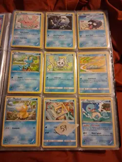 Pokemon TCG Mixed Card Lot Of 9 Squirtle, Psyduck, Frogadier, Froakie, Snorunt - Image 1
