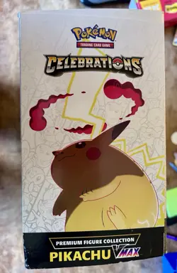 Pokemon TCG Celebrations Premium Figure Collection Pikachu VMAX Box 820650809408 - Image 4