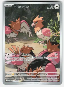 SPEAROW 151/132 ILLUSTRATION RARE MEGA EVOLUTION POKEMON NM/M - Image 1