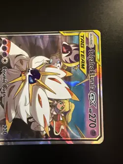 Solgaleo & Lunala GX 75/236 Cosmic Eclipse Holo Tag Team Pokemon - Image 4