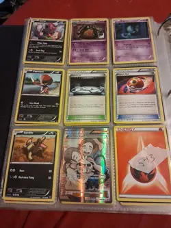 Pokemon TCG Mixed Card Lot Of 9, Trainer Pokemon Fan Club Holo, Sandler - Image 1