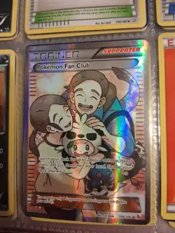 Pokemon TCG Mixed Card Lot Of 9, Trainer Pokemon Fan Club Holo, Sandler - Image 2
