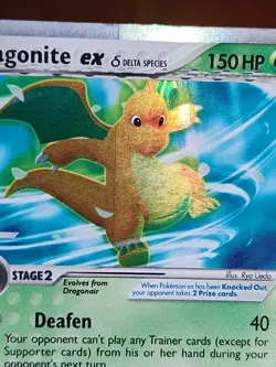 Pokemon Dragonite ex 91/101 Dragon Frontiers + Gengar Reverse Holo HP/DMG - Image 2