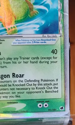 Pokemon Dragonite ex 91/101 Dragon Frontiers + Gengar Reverse Holo HP/DMG - Image 5