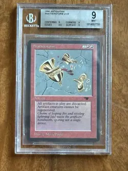 Antiquities Shatterstorm U1 R Magic The Gathering MTG BGS 9 - Image 1