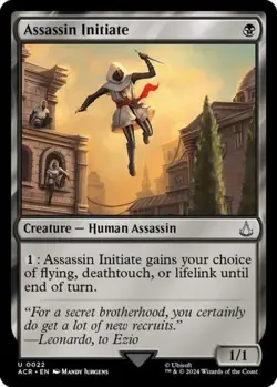 Assassin Initiate - Near Mint MTG Universes Beyond: Assassin's Creed - Image 1