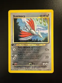 Skarmory 23/64 Neo Revelation Rare Non Holo 1st Edition Pokemon - Image 1