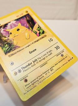 Pikachu 58/102 Common Shadowless Base Set Pokemon 1784 - Image 5