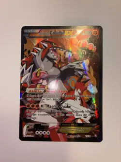 Pokemon Team Magma's Groudon EX Holo Card 15/34 Double Crisis 2015 - Image 1