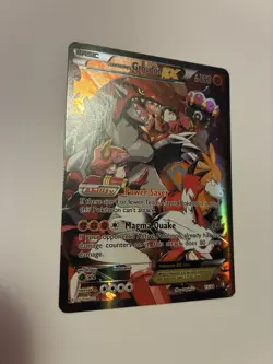 Pokemon Team Magma's Groudon EX Holo Card 15/34 Double Crisis 2015 - Image 4