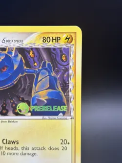 2005 Metang 49/113 EX Delta Species Pokemon Prerelease Stamped LP+ - Image 5