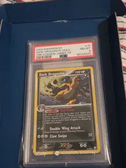 Dark Dragonite #15 TRR-COSMOS-JAMES TD PSA 8 2004 Pokemon Ex - Image 1