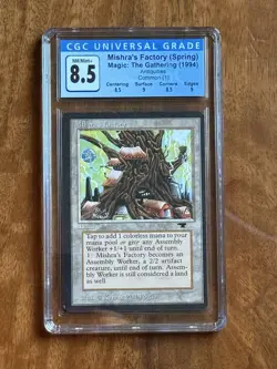 Antiquities Mishra’s Factory Spring C1 Magic The Gathering MTG CGC 8.5 - Image 1