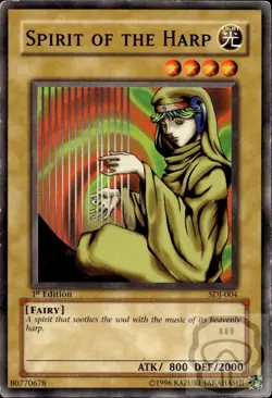 Spirit of the Harp SDJ-004 Starter Deck: Joey Yu-Gi-Oh 1st Edition LP - Image 3