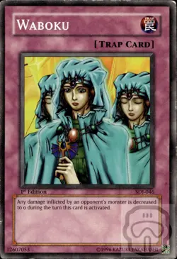 Waboku SDJ-046 Common / Short Print Starter Deck: Joey Yu-Gi-Oh 1st Edition LP - Image 3