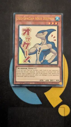 RA05-EN088 Neo-Spacian Aqua Dolphin Variant Art Ultra Rare 1st Ed YuGiOh - Image 1