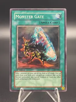 x2 YUGIOH MONSTER GATE AST-039 - 1st Edition - Common - LP - Image 1