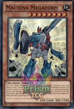 Machina Megaform super rare NECH-EN036 Yugioh - Image 1