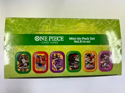 2026 One Piece TCG Mini-tin Pack Set vol.3 (6 Mini-Tin Box) Japanese (In-Hand) - Image 3