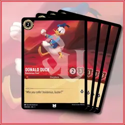 Disney Lorcana TCG: DONALD DUCK - BOISTEROUS FOWL x4 | Uncommon *IN STOCK* - Image 1