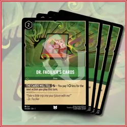 Disney Lorcana TCG: DR. FACILIER'S CARDS x4 | Uncommon *IN STOCK* - Image 1