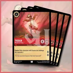 Disney Lorcana TCG: TIGGER - WONDERFUL THING x4 | Uncommon *IN STOCK* - Image 1