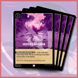 Disney Lorcana TCG: URSULA'S CAULDRON x4 | Uncommon *IN STOCK* - Image 1