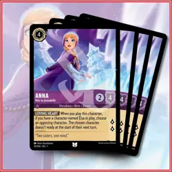 Disney Lorcana TCG: ANNA - HEIR TO ARENDELLE x4 | Uncommon *IN STOCK* - Image 1