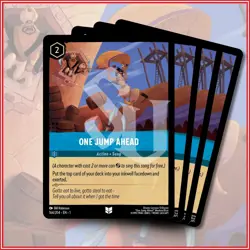 Disney Lorcana TCG: ONE JUMP AHEAD x4 | The First Chapter Uncommon *IN STOCK* - Image 1