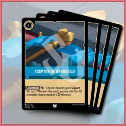 Disney Lorcana TCG: SCEPTER OF ARENDELLE x4 | Uncommon *IN STOCK* - Image 1
