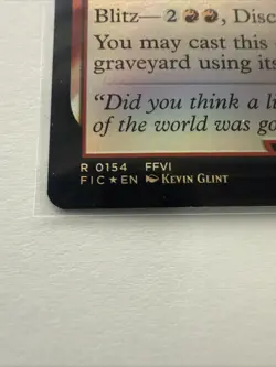 MTG Sabin, Master Monk 0154 Foil (Extended Art) Commander: Final Fantasy NM FIC - Image 2