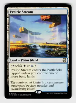 MTG, Commander: Modern Horizons 3, Prairie Stream, regular, No.365, R Land - Image 1