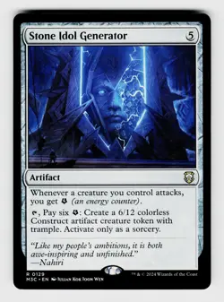 MTG, Commander: Modern Horizons 3, Stone Idol Generator, regular, No.129, R Arti - Image 1