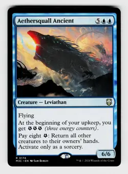 MTG, Commander: Modern Horizons 3, Aethersquall Ancient, regular, No.174, R Crea - Image 1