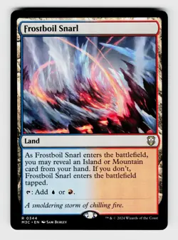 MTG, Commander: Modern Horizons 3, Frostboil Snarl, regular, No.344, R Land - Image 1
