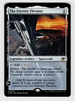 MTG, Edge of Eternities, The Eternity Elevator, regular, No.241, R Legendary Art - Image 1