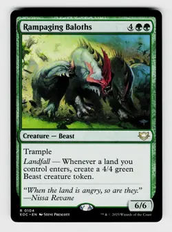 MTG, Commander: Edge of Eternities, Rampaging Baloths, regular, No.104, R Creatu - Image 1
