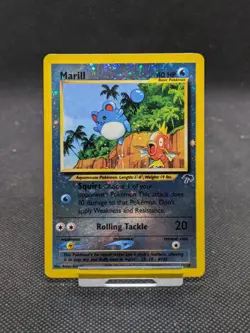 Marill 11/18 Reverse Holo Southern Islands Pokemon EX/NM - Image 1