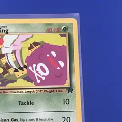 Pokemon Koffing 58/82 WotC Team Rocket 1st Edition Common LP - Image 3