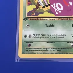 Pokemon Koffing 58/82 WotC Team Rocket 1st Edition Common LP - Image 5
