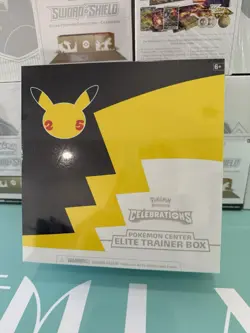 Pokemon Center Exclusive Celebrations Elite Trainer Box 25th Anniversary Sealed - Image 1