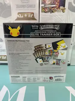 Pokemon Center Exclusive Celebrations Elite Trainer Box 25th Anniversary Sealed - Image 3
