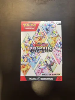 Pokemon Prismatic Evolutions Booster Bundle Sealed (6 Packs) TCG - Image 1