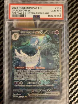 Pokemon 2024 SV Paldean Fates PAF en Gardevoir EX #233/091 PSA 10 - Image 1