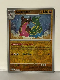 Gastrodon Reverse Holo 107/191 SV08: Surging Sparks NM Pokemon Fast Ship - Image 1