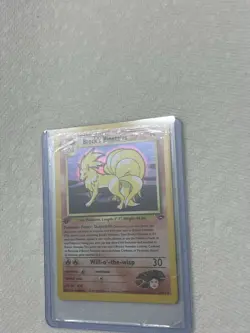 Pokemon Card Brock's Ninetales 3/132 1st Edition Gym Challenge Holo Rare - Image 1