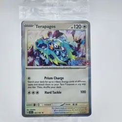 Terapagos - 161/191 - Horizons Stamp - Pokemon Card - SEALED - Image 1